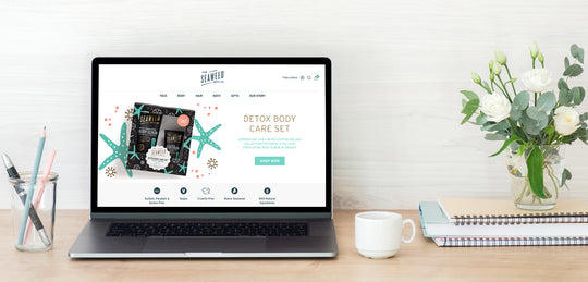Website Design Body Collection. The Seaweed Bath Co.