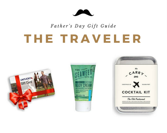 Father's day Gift Guide Gift Card And Mini Hydrating, Soothing Body Cream Tube. The Seaweed Bath Co.