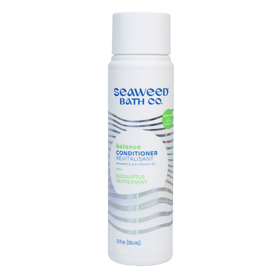 Seaweed Bath Co. Balance Conditioner Bottle in Eucalyptus Peppermint Scent.
