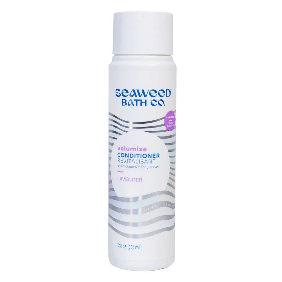 Volumize Conditioner Bottle in Lavender Scent. Seaweed Bath Co.