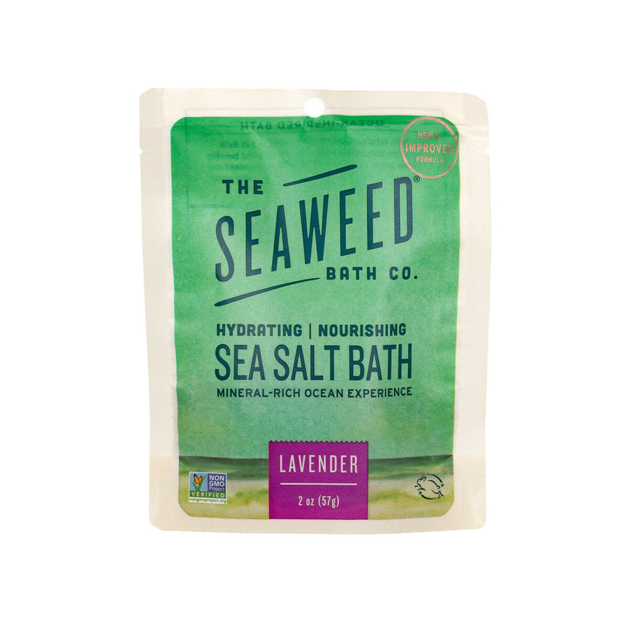 Hydrating Nourishing Sea Salt Bath - Lavender Pack. The Seaweed Bath Co.